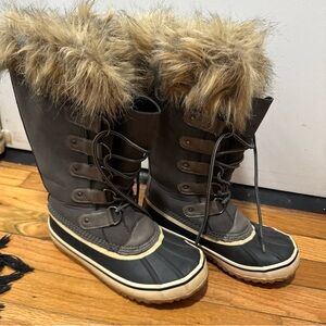 JBU by Jambu Women’s Edith Winter Snow Boots Size 7M Faux Fur Waterproof Nice!